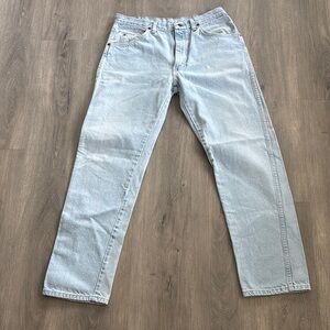 Wrangler Blue Straight Jeans Classic Style